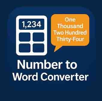 Converting numbers into words
